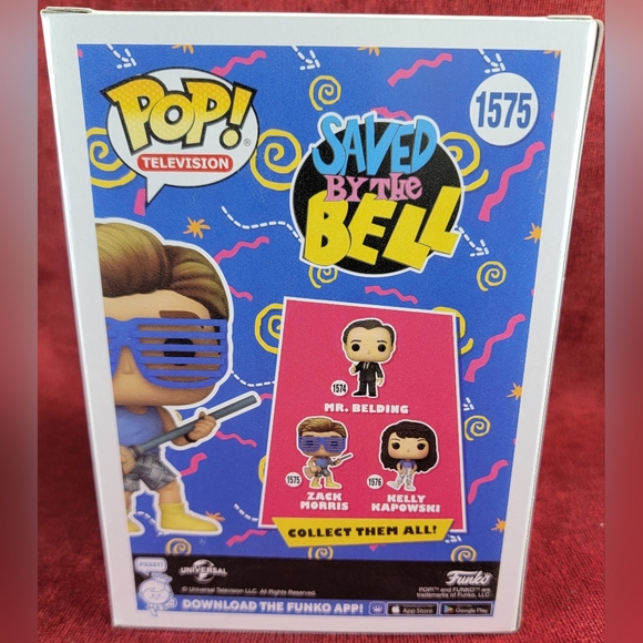 Zack Morris funko # 1575 (nib) With pop protector - Picture 7 of 7